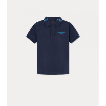 Polo Hackett London Aston Martin con logo bordado