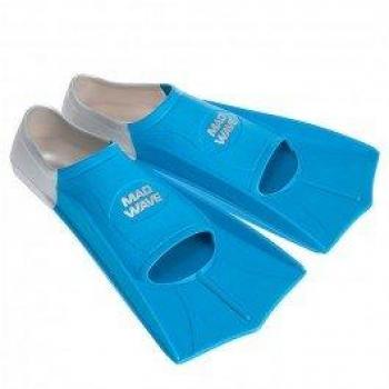 Aletas de Natación Cortas Mad Wave Training Azules 35-36