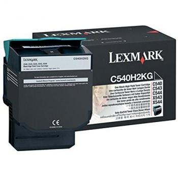 Lexmark C540H2KG High Capacity Black Toner Cartridge (2500 Pages)