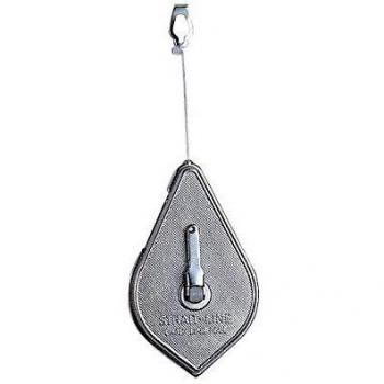 Medid MD/125 Plomada trazadora de metal, cordel, 30 m