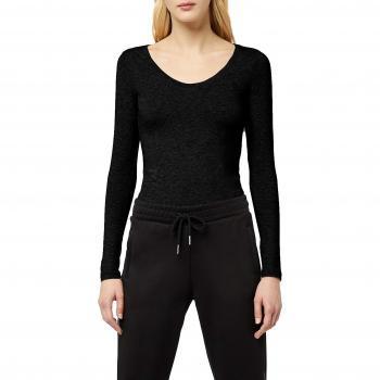 G-STAR RAW Base Round Neck Long Sleeve Camiseta, Negro