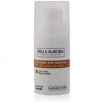 Bella Aurora Spf50+ Crema Color Antimanchas Tono Medio