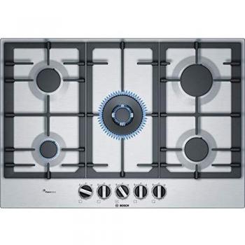 Bosch Serie 6 PCQ7A5B90 hobs Acero inoxidable Integrado Encimera de gas - Placa