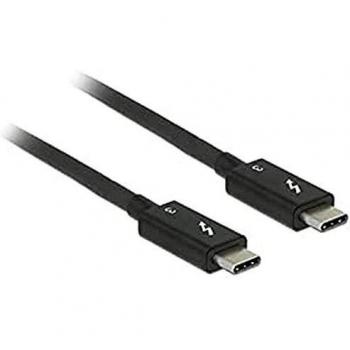 Cable Thunderbolt 3 USB-C a USB-C 1.5 m 20 Gb/s 5 A negro