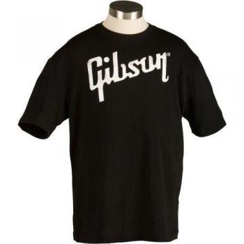 Gibson Men's Black Logo T-Shirt Large