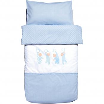 Praia E6364313 - Saco para cuna, 60 x 120 cm, color celeste