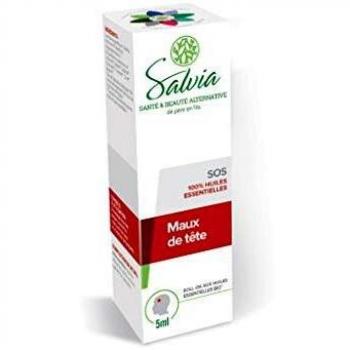 Dolores de cabeza SOS con aceites esenciales (Menta - Lavanda) 5 ml - Salvia