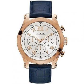 Guess Men's Anchor Blue Watch - 47mm, Elegant Style, Water Resistant 10ATM