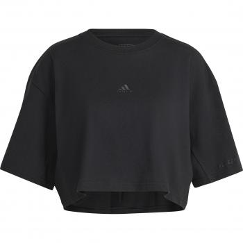 Adidas Women's 3/4 Sleeve ALL SZN T-Shirt - Black XS