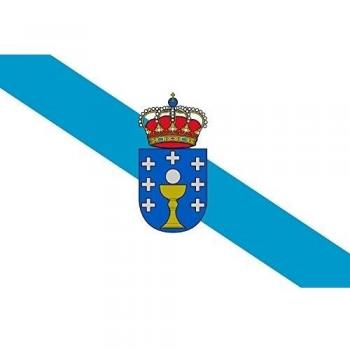 DIPLOMAT-FLAGS Galicia Bandera | Bandera Paisaje | 0.06m² | 20x30cm Banderas de Coche