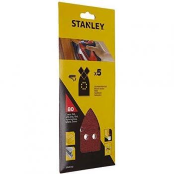 STANLEY STA31442-XJ 5 Hojas de lija para Multilijadoras