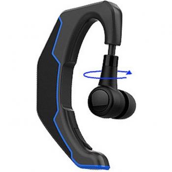 Auricular inalámbrico Bluetooth HiFi estéreo deportivo y de negocios, con rotación de 180°, manos libres para llamadas y música