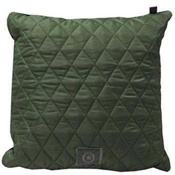 Overseas Almohada tafetán/jersey 45x45 cm verde oliva
