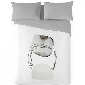 Funda Nórdica Naturals Pebble Cama de 135/140 (220 x 220 cm)