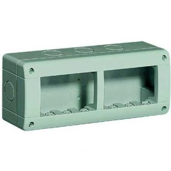 Contenedor BTicino LivingLight Luna 6 puestos IP40 - Custodia Protectora IP40