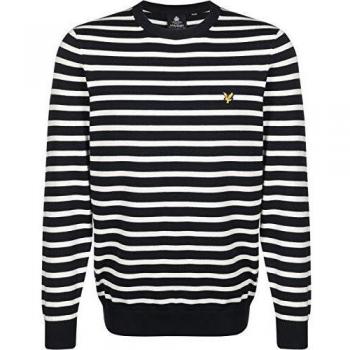Lyle & Scott Breton Stripe Jersey Dark Navy