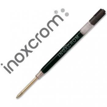 Inoxcrom 939207 - Recambio de plástico para bolígrafo, 25 unidades, color negro