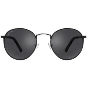 Gafas de sol redondas unisex de acetato lifestyle The Tube negras Siroko