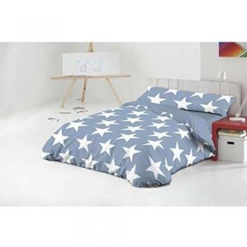 JAVIER LARRAINZAR Juego de sábanas Nórdica Cama 105 cm Azul Modelo Star