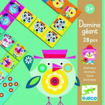 Djeco  - Educativos domino gigante - animales