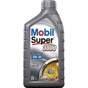 Aceite de motor Mobil Super 3000 Fórmula R 5W-30, 1L, compatible con Renault y Dacia