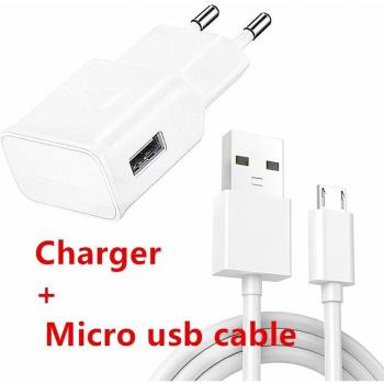 Cable Micro USB V8 QC 3.0 Cargador Rápido para Samsung A10, A7, J6, J7 Neo, Huawei Y9, Honor 9 Lite y 8X