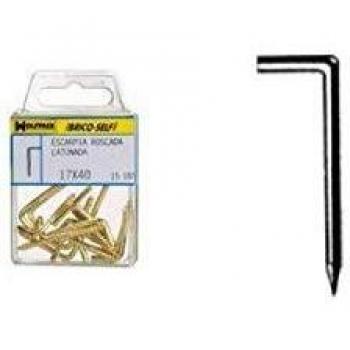 WOLFPACK LINEA PROFESIONAL 6200525 Brico-self Alcayata Punta Hierro Zincado 19x60