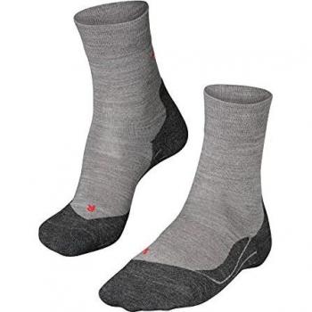 Falke RU4 Men's Cushioned Wool Sports Crew Socks - Grey