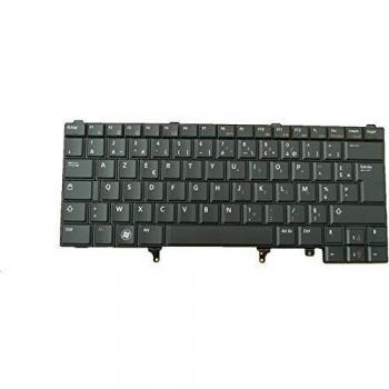 Teclado Dell Francés 84 Teclas para Notebook - Recambio/Repuesto Schwarz