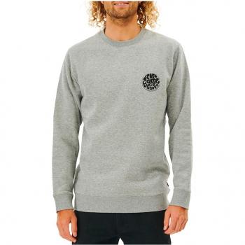 Sudadera de hombre Rip Curl Wetsuit Icon Crew Gris Marl 2XL
