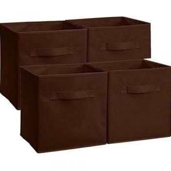 GREATOOL Caja de Almacenaje Plegable ,Pack 2 Unidades de 31x31x31cm, Cajas organizadoras en Tela, Caja para organizar Ropa, Juguetes y Sábanas en Armarios