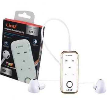 Auricular Bluetooth Estéreo Ergonómico S351 con Clip y Vibración para Llamadas