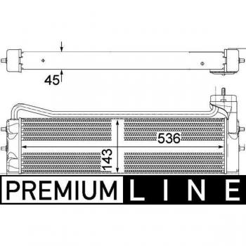Radiador de aceite MAHLE ORIGINAL CLC 110 000P con características de enfriador de aceite y compatibilidad para sistemas de motor, diseñado para optimizar la temperatura del aceite en el motor, asegurando un rendimiento eficiente y prolong