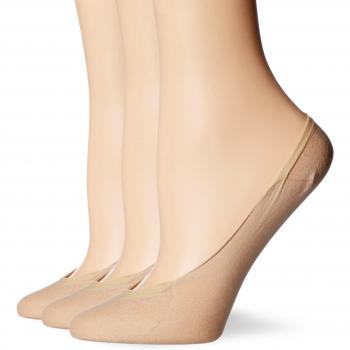 Dim Invisifit Salvapiés Bailarinas Calcetines, Non disponible, Naturel, 3/4