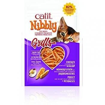 Catit Nibbly Grills, Pollo y Vieria, 30 g