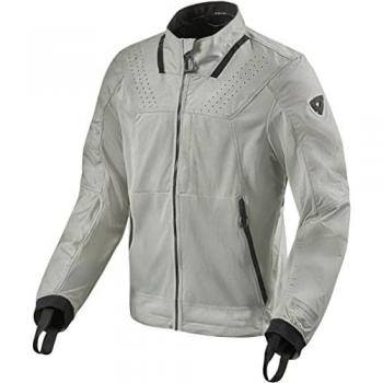 Chaqueta de moto de hombre REV'IT! Territory Mid Gris, textil, características: diseño moderno, material resistente al agua, protección CE en hombros y codos, múltiples bolsillos, ventilación ajustable