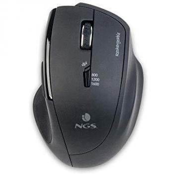 NGS Spy-RB - Ratón inalámbrico óptico con Pilas Recargables para diestros