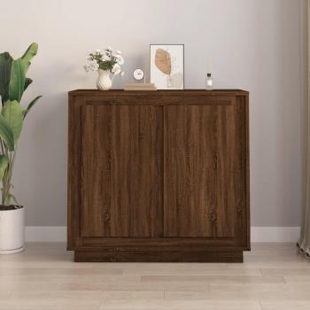 Aparador de madera contrachapada 80x34x75 cm