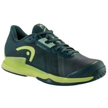 Zapatillas de Tenis Head Sprint Pro 3.5 para Pista Dura, Color Verde Oscuro, Talla 41