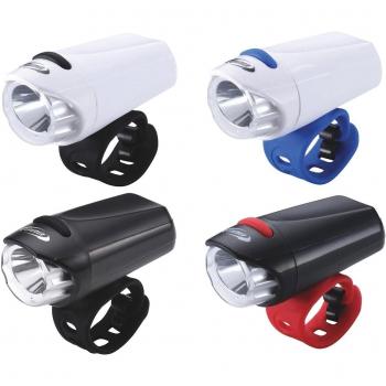 BBB - Faro delantero Ecobeam Negro/Rojo Bls-75