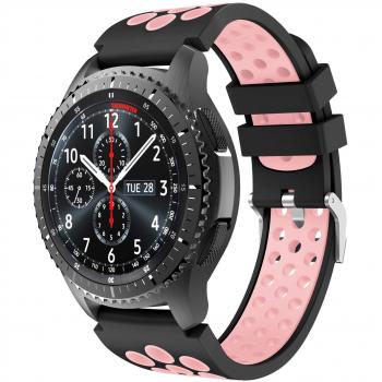 Yayuu Gear S3 Frontier/Classic Correa de Reloj, Reemplazo de Banda de Silicona Suave Deportiva Pulsera de Repuesto para Samsung Galaxy Watch 46mm/Samsung Gear S3/Moto 360 2nd Gen 46mm Smart Watch
