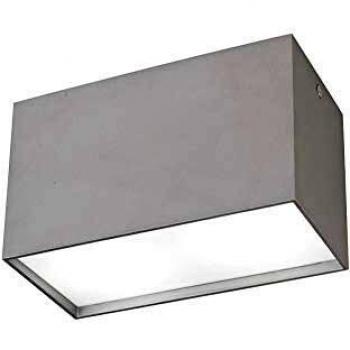 Foco de superficie 2 luces color plata KAILUA