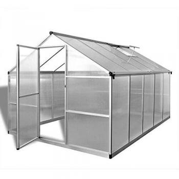 Invernadero de aluminio reforzado con marco base 755 m²