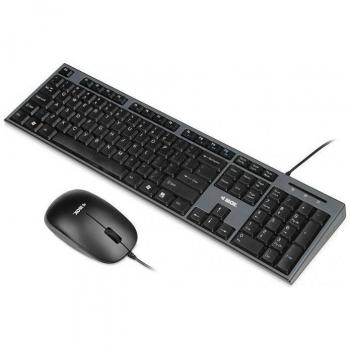 iBOX Zestaw Inalámbrico de Teclado y Ratón IKMS606W Negro