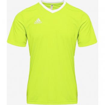 Maillot Corto adidas Entrada 22 Junior Verde y Blanco