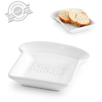 Balvi Fresh Bread - Conjunto de 2 platos para pan, cerámica