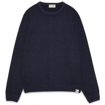 Roy Roger's Men's XL Blue Merino Wool Crew Neck Sweater