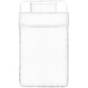 Algodón Satén Rayas Funda De Edredón Y Funda De Almohada 155 x 220/80 x 80 cm Juego de 5