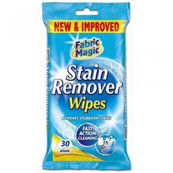60 ropa Quitamanchas Wipes/2 paquetes de 30
