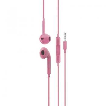 Auriculares DCU 34151002 con Jack 3.5mm Estéreo, Color Rosa